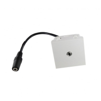 Neklan 2061418 câble audio 0,2 m 3,5mm Noir, Blanc