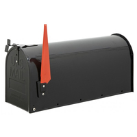 Arregui Usa Mail mailboxes Negro Buzón de correos para montaje en poste Acero