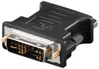 Goobay 69971 tussenstuk voor kabels DVI VGA Zwart