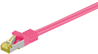 Goobay 91587 networking cable Magenta 1 m Cat7 S/FTP (S-STP)