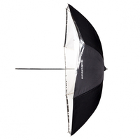 Elinchrom 26358 photo réflecteur en studio parapluie Noir, Translucide, Blanc