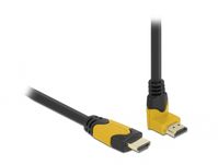 DeLOCK 86989 HDMI kábel 2 M HDMI A-típus (Standard) Fekete, Sárga
