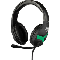 Konix 61881110850 hoofdtelefoon/headset Bedraad Hoofdband Gamen Zwart, Groen