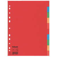 Esselte Multicoloured Card Dividers elválasztó Többszínű 1 dB