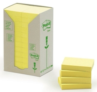 3M 653-1T self-adhesive label Yellow 100 pc(s)