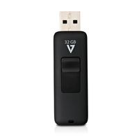 V7 VF232GAR-3E USB flash meghajtó 32 GB USB A típus 2.0 Fekete