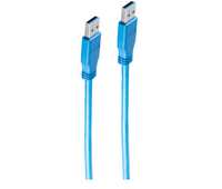 shiverpeaks BS77033-1 USB Kabel 3 m USB 3.2 Gen 1 (3.1 Gen 1) USB A Blau