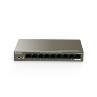 Tenda TEG1109P-8-102W hálózati kapcsoló Beállítást nem igénylő (unmanaged) Gigabit Ethernet (10/100/1000) Ethernet-áramellátás (PoE) támogatása Szürke
