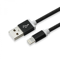SBOX IPH7-B mobiltelefon kábel Fekete 1,5 M USB A Lightning