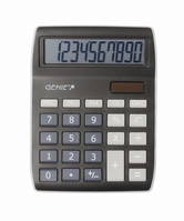 Genie 840 BK calculator Desktop Rekenmachine met display Zwart, Grijs