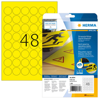 HERMA 8034 etiqueta de impresora Amarillo Etiqueta para impresora autoadhesiva