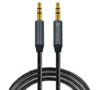 4smarts 4S468587 audio kabel 1 m 3.5mm Zwart