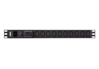 ATEN PE0218SG-AT-G rozdzielacz zasilania PDU 18 x gniazdo sieciowe 1U Czarny