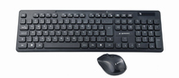 Gembird KBS-WCH-03 teclado Ratón incluido Universal RF inalámbrica + USB QWERTY Inglés Negro