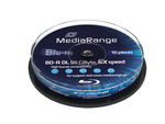 MediaRange MR507 disco vergine Blu-Ray BD-R 50 GB 10 pz
