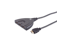 shiverpeaks SP05-02001 HDMI-Kabel 0,5 m HDMI Typ A (Standard) 3 x HDMI Schwarz