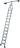 Krause 819475 ladder Enkele ladder Aluminium