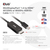 CLUB3D CAC-1187 câble vidéo et adaptateur 1,8 m Mini DisplayPort HDMI Noir