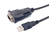 Equip 133391 kabel równoległy Czarny 1,5 m USB Typu-A DB-9