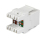 StarTech.com Cat6 Keystone Modul 180° - Ethernet RJ45 Wanddose Typ 110 - Weiß