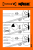 Wago 210-400/2000-001 pictogramme adhésif Noir, Orange, Blanc