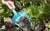 Gardena 08953-20 pala y paleta Pala de jardín Duroplast, Acero Negro, Azul