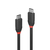 Lindy 36905 USB-kabel 0,5 m USB 3.2 Gen 1 (3.1 Gen 1) USB C Zwart