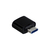 Inter-Tech 88885461 cambiador de género para cable USB Type C USB Type A Negro