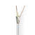 Nedis CSBG4010WT500 câble coaxial Blanc