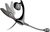 POLY MS200 Headset Wired Ear-hook Office/Call center Black