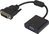Renkforce RF-3301134 video kabel adapter 0,15 m DVI-D VGA (D-Sub) Zwart