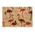 Relaxdays Fußmatte Kokos mit Flamingos