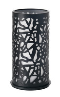DUNI Kerzenhalter Twist 140 x 75 mm, schwarz, Metall