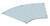 Deckel Bogen 45° mit Drehriegeln, für RB 45 600 B600mm Stahl bandverzinkt Zink/Aluminium, Double Dip