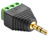 Delock Adapter Klinke Stecker 3,5 mm > Terminalblock 3 Pin
