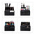 Relaxdays Make Up Organizer Acryl, 2-teilige Schminkaufbewahrung mit Lippenstifthalter und 4 Schubladen, versch. Farben