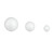 Relaxdays 72er Set Styroporkugeln, gemischt, kleine & große Bastelkugeln, zum Basteln & Bemalen, ∅: 2, 5 & 7 cm, weiß