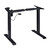 Relaxdays Tischgestell höhenverstellbar, elektrisch, ausziehbar, 71-121 cm, Gestell für Schreibtisch, Stahl, grau