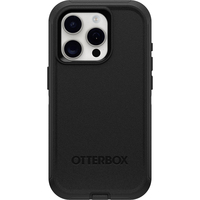 OtterBox Defender Apple iPhone 15 Pro - Schwarz - ProPack (ohne Verpackung - nachhaltig) - Schutzhülle - rugged