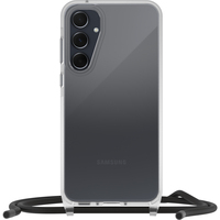 OtterBox React Necklace Samsung Galaxy A35 5G,ultraschlanke, schützende Hülle mit Verstellbarer und Abnehmbarer Handykette, Getestet nach Militärstandard, Transparent