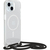 OtterBox React Necklace Case MagSafe Apple iPhone 15 Stardust - Transparent - ProPack (ohne Verpackung - nachhaltig) - Schutzhülle mit Kette/Umhängeband