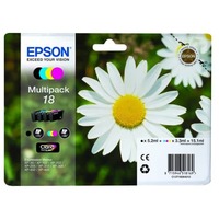 cartucce inkjet Margherite 18 Epson n+c+m+g Conf. 4 - C13T18064012