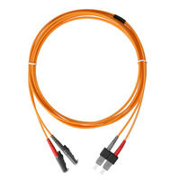 BlueOptics Duplex LWL Patchkabel SC-E2000 Multimode OM1 15 Meter