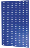 Lochplatten-Seitenblende, 90 x 1000 x 800 mm (H x T), RAL 5010 enzianblau