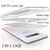 NALIA Hülle kompatibel mit Samsung Galaxy S10, Glitzer Slim Case Back Cover Etui Silber