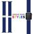 NALIA Fabric Bracelet Braided Smart Watch Strap compatible with Apple Watch Strap SE & Series 8/7/6/5/4/3/2/1, 38mm 40mm 41mm, iWatch Band Wrist Strap, Men & Women Black White