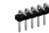 Stiftleiste, 20-polig, RM 2 mm, abgewinkelt, schwarz, 10062648