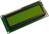 Display Elektronik LC kijelző Sárga-zöld 16 x 2 Pixel (Sz x Ma x Mé) 100 x 42 x 10.1 mm