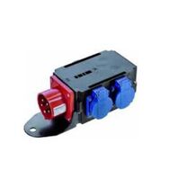 CEE-Adaptor 349.028, 400 V, 16 A, Black, Blue, Red, Plastic Stekkers & adapters