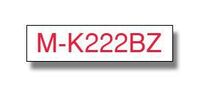 M-K222Bz Label-Making Tape Red On White Label Making Tapes